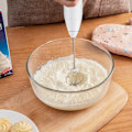 Miniatyrbilde 3 av 5: Laderbar Håndholdt Melkeskummer, ElectrWhisk for Kaffe, 2 Rustfrie Visper, Enkel å Bruke