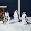 Miniatyrbilde 3 av 5: Lysende Pingvin Juledekorasjoner Utendørs med LED Hagelys Stor