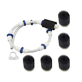 Miniatyrbilde 1 av 4: Polaris Bassenghusrenser Sweep Hose Erstatning - Polaris Hale + 5 Erstatningsbørstehoder