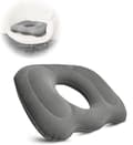 Ergonomisk Siddepude - Oppustelig Pude - 45*39 cm (Grå)