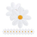 Miniatyrbild 1 av 5: 20 Daisy Flower Patch Kläder Kläder Stryk-på Transfer Blommor