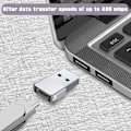 Miniatyrbilde 3 av 4: USB til USB-C adapter 3-pakning, Type C hun til USB A hann-konverter