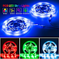 Miniatyrbild 3 av 3: Flexibel 10m RGB LED-list / Ljusslinga / LED-Strip Bluetooth APP flerfärgad