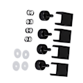 Miniatyrbillede 6 af 10: 8 stk 3D-printerglasclips Justerbar universel aluminiumlegering Varmebedsklemme til Ender 3/3 Pro/V2/3S/5 Pro