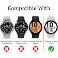 Miniatyrbilde 2 av 5: 4-pakks herdet glass for Samsung Galaxy Watch 4 (40 mm) skjermbeskytter for Galaxy Watch 4 (40 mm) smartklokke [2.5D 9H hardhet] [ripesikker]