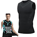 Miniatyrbillede 1 af 5: Ionic Shaping Vest Mænds Kropsformer 2023 Ny Version Ionic Shaping Vest Mænds Komfortabel Åndbar Is Silke Stof