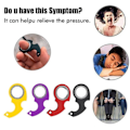 Miniatyrbilde 3 av 5: Nøkkelringspinner | Fidget leketøy av Key Spinz Håndspinner Anti; E svart one-size