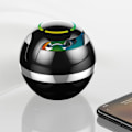 Pikkukuva 5 / 5: Levitoiva Bluetooth-kaiutin, TF LED-salama Bluetooth-kaiutin, Langaton kannettava kaiutin - Musta