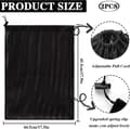Miniatyrbild 2 av 7: 2-pack - Vattenpumpsfilterpåse, Vattenpumpsskyddspåse, Utomhuspoolfilter, Filterpåse 45cm (Svart)