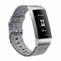 Miniatyrbild 1 av 5: Fitbit Charge 3/4 armband i canvas grå