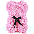 Miniatyrbillede 2 af 4: Rosebjørn i klar gaveæske - Valentinsdag Mors Dag (Pink, 25 cm / 10 tommer)