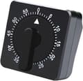 ING Timer, Analog Timer, Mekanisk Timer, 60 Minuter, Pryl, Timer, Matlagningstimer, Verktyg, Lämplig för matlagning, bakning, kokning av ägg, Svart