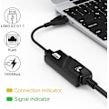 Pikkukuva 2 / 4: USB Ethernet -sovitin, USB 3.0 - RJ45 Ethernet -sovitin, Verkko 1