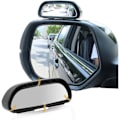 Miniatyrbilde 1 av 3: 2 stk Blindsonespeil, 360° vidvinkel sidespeil for motorsykkel