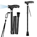 Miniatyrbillede 1 af 4: Foldbar Stok Letvægts Foldbare Stokke Til Mænd Og Kvinder Til Seniorer Gåhjælp Foldbar