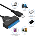Miniatyrbild 2 av 5: Typ-c till SATA-kabel för en enhet, extern mekanisk SSD SSD-enhet