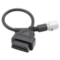 Miniatyrbild 1 av 4: Yamaha Motorcykel 4-stiftskontaktkabeladapter - Obd2-kontaktkonverter för Yzf R1 R6 Mt07 Mt09 Mt