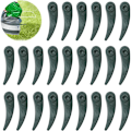 Miniatyrbilde 1 av 4: 24-pakning Bosch Gress Trimmer Blader for Bosch Durablade Art 23-18 LI Art 26-18 LI Gress Trimmere, Erstatningsblader for Gress Trimmer.