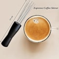 Miniatyrbild 4 av 4: Espresso Kaffeskopa - WDT Verktyg Handvisp - Baristakvalitet för Perfekt Espressoextraktion