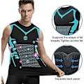 Miniatyrbillede 5 af 5: Ionic Shaping Vest Mænds Kropsformer 2023 Ny Version Ionic Shaping Vest Mænds Komfortabel Åndbar Is Silke Stof