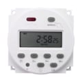 Miniatyrbild 1 av 5: LCD Digital Styrströmsförsörjning - Programmerbar Timer DC 12V 16A - Mångsidig Tidreläkontakt