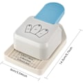 Pikkukuva 2 / 5: 3-in-1 Paper Craft Punch Board - CDQ DIY Käsintehty Kirjanmerkki ja Kukka Puncheri Luoviin Projekteihin