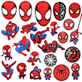 Miniatyrbillede 1 af 5: MH-24 stk Spiderman Stryge-på-lapper, Brodererede Stryge-på-lapper