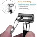Miniatyrbilde 2 av 5: 20 cm Dekkpumpeslange Adapter - Flettet Pumpeslange med Dekkventil for Enkel Oppblåsing