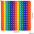 Miniatyrbild 2 av 5: 12x12 Multiplikation Push Bubble Fidget Leksak för Barn - Pedagogisk Matta Pop Leksak
