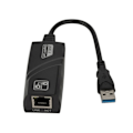 Pikkukuva 2 / 5: Langallinen USB 3.0 - Gigabit Ethernet RJ45 -verkkoadapteri, 1000 Mbps, musta
