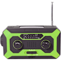 Miniatyrbild 1 av 5: Väderradio, nödhandvev ficklampa, bärbar överlevnadssolradio, 2000mAh batteri med stor kapacitet