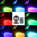 Miniatyrbillede 4 af 5: Undervandslys Dykkerlampe 16 Farver Skiftende Blink Sort