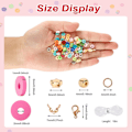 Miniatyrbilde 5 av 5: 48-fargets DIY myke keramiske skivede leireperler smykker smykkeproduksjon mote håndlaget armbånd halskjede smykkeskrin