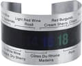 Vintermometer, LCD-vintermometer i rostfritt stål, ölflaska, röda viner, armband, temperatursensor, vintillbehör