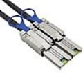 Pikkukuva 2 / 5: Ulkoinen Mini Sas 26-nastainen Sff-8088 Uros - Sff-8088 Uros -kaapeli, 28awg, Musta, 3.3ft/1m