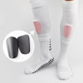 Miniatyrbillede 2 af 5: 2 par Mini Pro fodboldskinnebensskinner - unisex anti-slip fodboldskinnebensskinner - Professionel og begyndervenlig - til fodbold og løb!