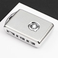 Miniatyrbilde 5 av 5: Sølv nøkkelskall for Volvo XC40 XC60 XC90 S60 S80 S90, Slitesterkt erstatningsskall for smartnøkler
