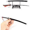 Miniatyrbild 1 av 4: Demon Slayer Svärd Mini Katana Nyckelringar - Anime Figur Tanjiro Zenitsu Cosplay Hänge - Samlarnyckelringar
