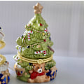 Miniatyrbilde 3 av 5: Liten bjørn juletre innendørs røykfri aromaterapi lys beste