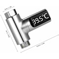 Miniatyrbilde 5 av 5: LED Dusjtermometer, 5-85°C Digital Termometer, med 360° Rotasjons Termometer, LED Vannmåler, Dusjvann Termometer for Eldre Barn
