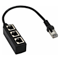 Miniatyrbillede 1 af 5: RJ45 Netværk 1 til 3 Port Ethernet Adapter Adapter Kabel Netværkskabel Splitter