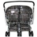 Miniatyrbilde 3 av 5: Universal Side by Side Tvillingvogn Trekk Transparent PVC Støv- og Vindtrekk for Dobbel Vogn - WELLNGS
