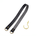 Miniatyrbillede 1 af 7: Gardinholder Rep Læder Tiebacks SORT black