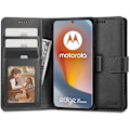 Miniatyrbild 1 av 2: Tech-Protect Motorola Edge 50 Fusion 5G Fodral Läder Svart