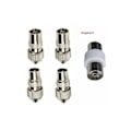 Miniatyrbilde 3 av 5: T-formet Antennesplitter - 2-veis DVB-T/BK Koaksial Signalsplitter - Pålitelig TV-signalfordeling