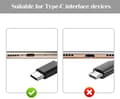 Miniatyrbilde 4 av 6: ING 20 Type-C Silikon Støvplugger - Støvtette Plugger - USB-C Grensesnitthetter