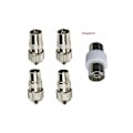 Miniatyrbillede 3 af 5: T-formet antenne splitter - 2-vejs antenne splitter - 2 DVB-T/BK stik