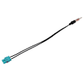 Miniatyrbillede 4 af 5: Dobbelt Twin Dobbelt Fakra To Din Antenneadapter Adapter Antenne Til -hg Sort Grøn