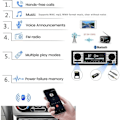 Miniatyrbillede 3 af 5: Smart Player Bluetooth Retro MP3 FM Biltilbehør