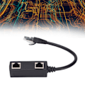Pikkukuva 1 / 5: RJ45-jakaja, 1 urosliitäntä 2 naarasliitäntään Ethernet-liitäntää varten verkostointiin, kotiin ja toimistoon
